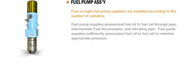 Fuel pump ship engine